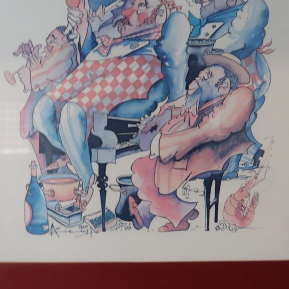 Leo Meiersdorff New Orleans Chefs Art Print French Quarter Famous Cooks Chef - Picture 5 of 7